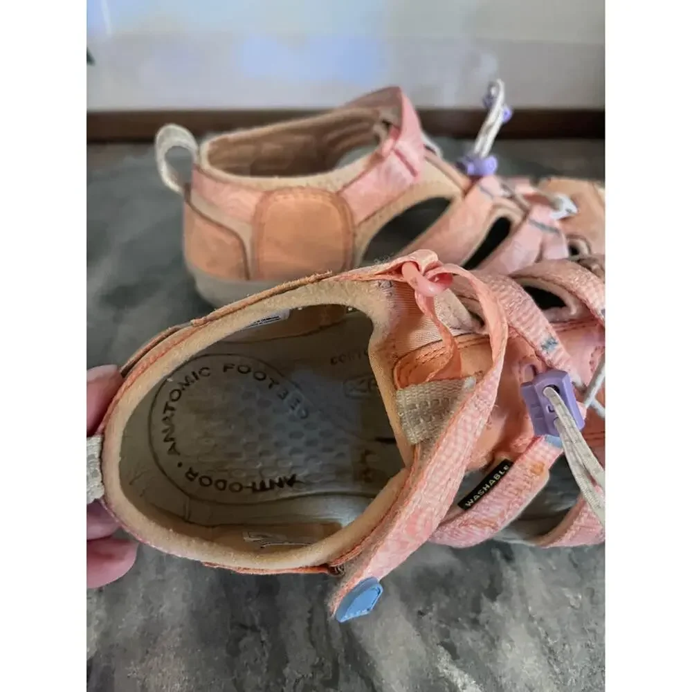 KEEN Seacamp II CNX Kids Girls Sandals Outdoor Closed Toe Hiking Pink Toddler 13